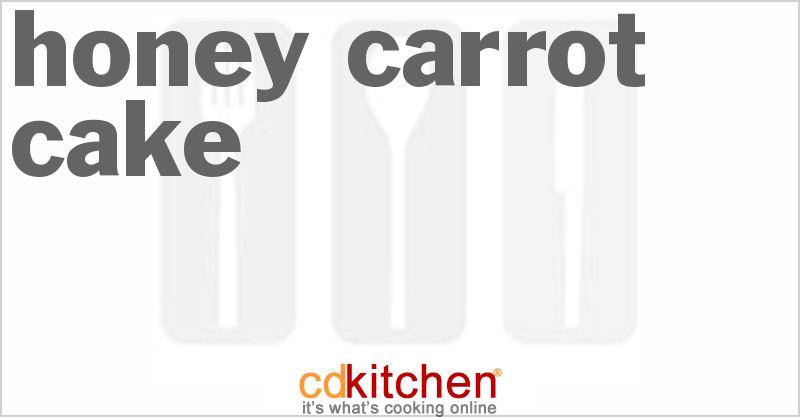 Honey Carrot Cake - CDKitchen.com