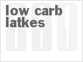 recipe for low-carb latkes