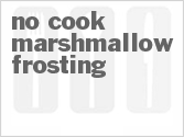 recipe for no cook marshmallow frosting