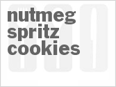 recipe for nutmeg spritz cookies