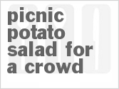 recipe for picnic potato salad for a crowd