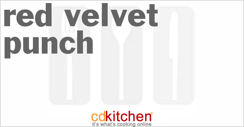 Red Velvet Punch - CDKitchen.com