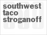 recipe for southwest taco stroganoff