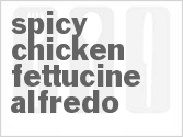 recipe for spicy chicken fettucine alfredo