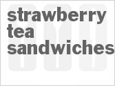 recipe for strawberry tea sandwiches
