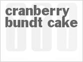 Cranberry Bundt Cake
