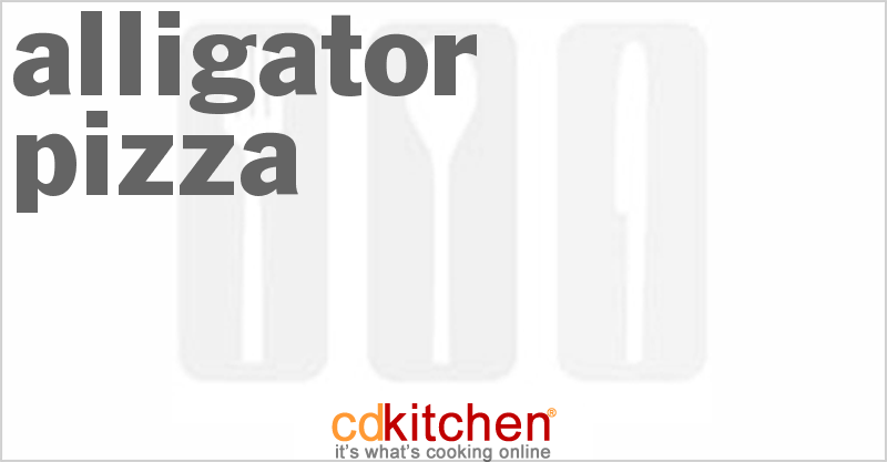 Alligator Pizza - CDKitchen.com