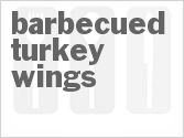 recipe for barbecued turkey wings