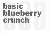 recipe for basic blueberry crunch