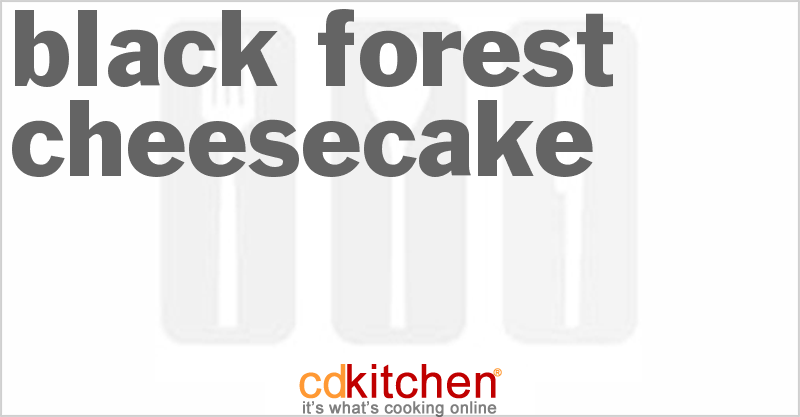 Black Forest Cheesecake - CDKitchen.com