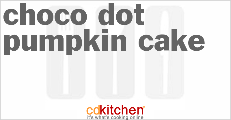 Choco-Dot Pumpkin Cake - CDKitchen.com