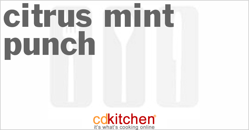 Citrus Mint Punch - CDKitchen.com