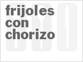 recipe for frijoles con chorizo