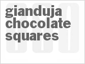 recipe for gianduja chocolate squares