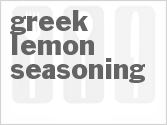 recipe for greek lemon seasoning