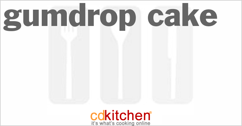 Gumdrop Cake - CDKitchen.com