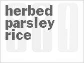 recipe for herbed parsley rice