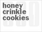 recipe for honey crinkle cookies