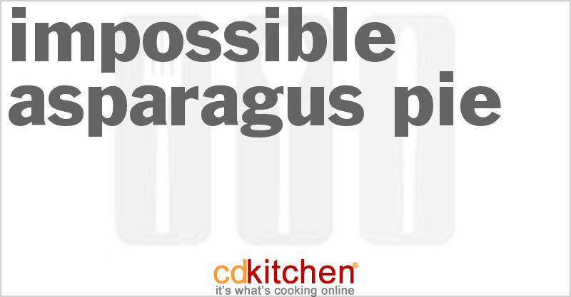 Impossible Asparagus Pie - CDKitchen.com