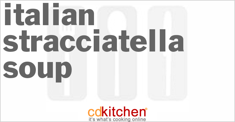 Italian Stracciatella Soup - CDKitchen.com
