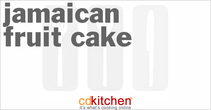 Jamaican Fruit Cake - CDKitchen.com