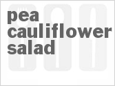 recipe for pea cauliflower salad