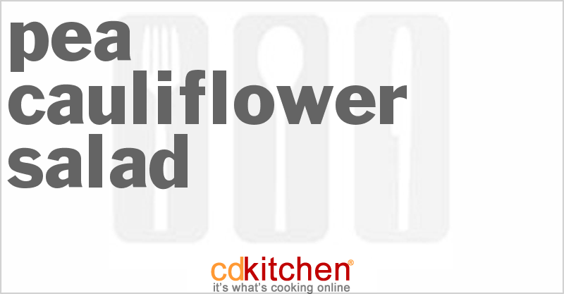 Pea Cauliflower Salad - CDKitchen.com