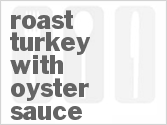 recipe for roast turkey with oyster sauce