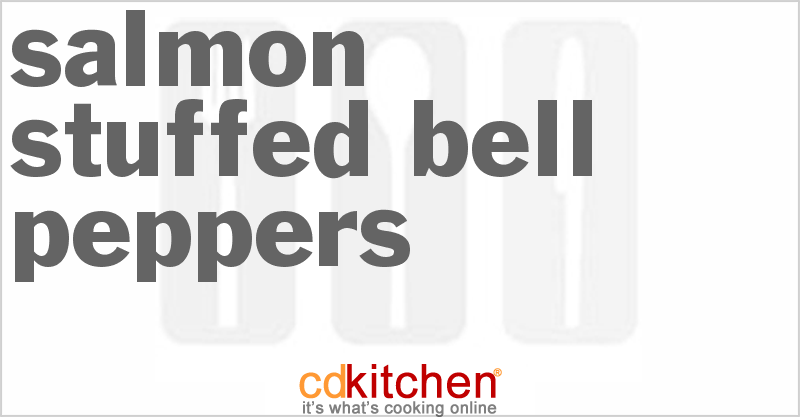 Salmon-Stuffed Bell Peppers Recipe | CDKitchen.com