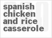 recipe for spanish chicken and rice casserole