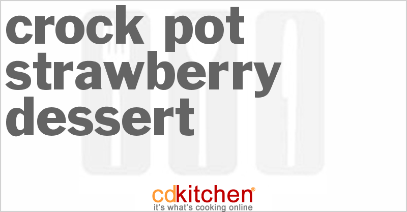 Strawberry Dessert - CDKitchen.com