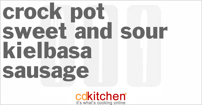 Sweet And Sour Kielbasa Sausage - CDKitchen.com