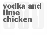 recipe for vodka and lime chicken
