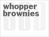 recipe for whopper brownies