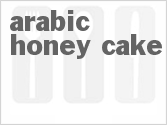 recipe for arabic honey cake