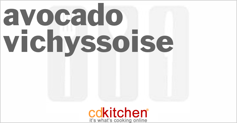 Avocado Vichyssoise - CDKitchen.com