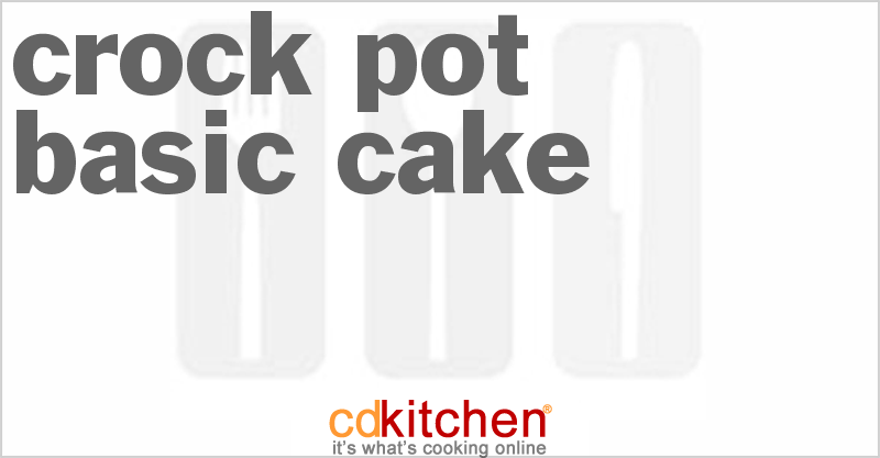 Basic Cake - CDKitchen.com