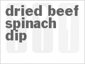recipe for dried beef spinach dip