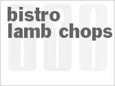 recipe for bistro lamb chops