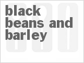 recipe for black beans and barley