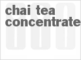 recipe for chai tea concentrate