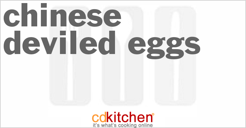 Chinese Deviled Eggs - CDKitchen.com