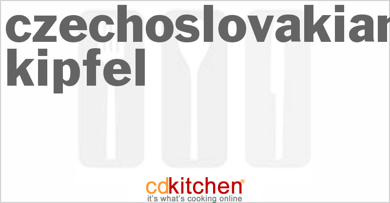 Czechoslovakian Kipfel - CDKitchen.com