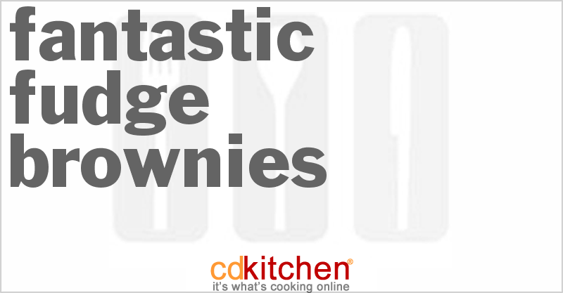Fantastic Fudge Brownies - CDKitchen.com