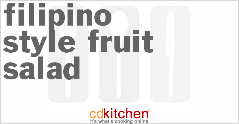Filipino-Style Fruit Salad - CDKitchen.com