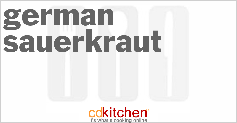 German Sauerkraut - CDKitchen.com
