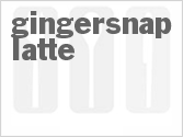 recipe for gingersnap latte