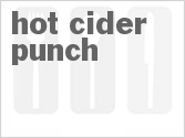 recipe for hot cider punch