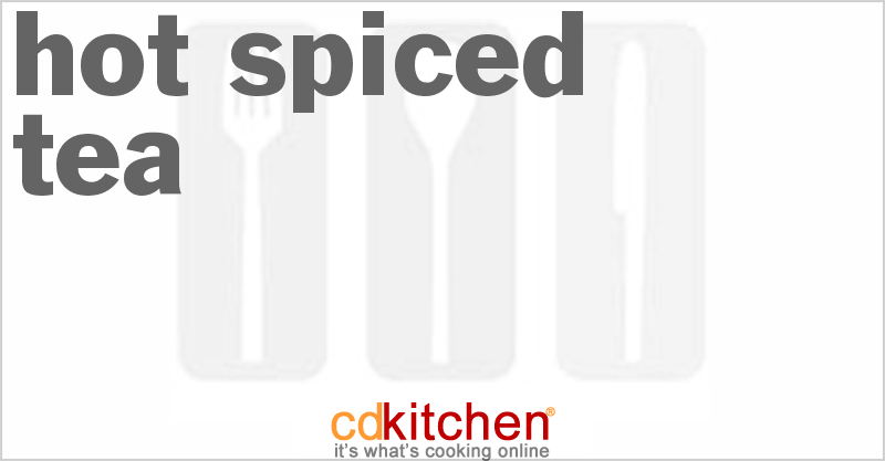 Hot Spiced Tea - CDKitchen.com