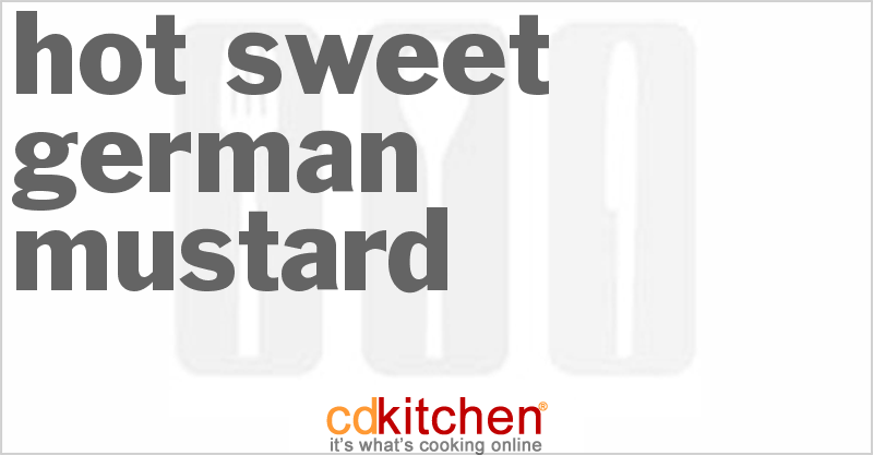 Hot Sweet German Mustard - CDKitchen.com